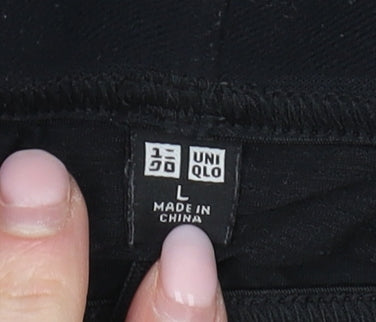 UNIQLO Men's Black Athletic Shorts L Quick Dry