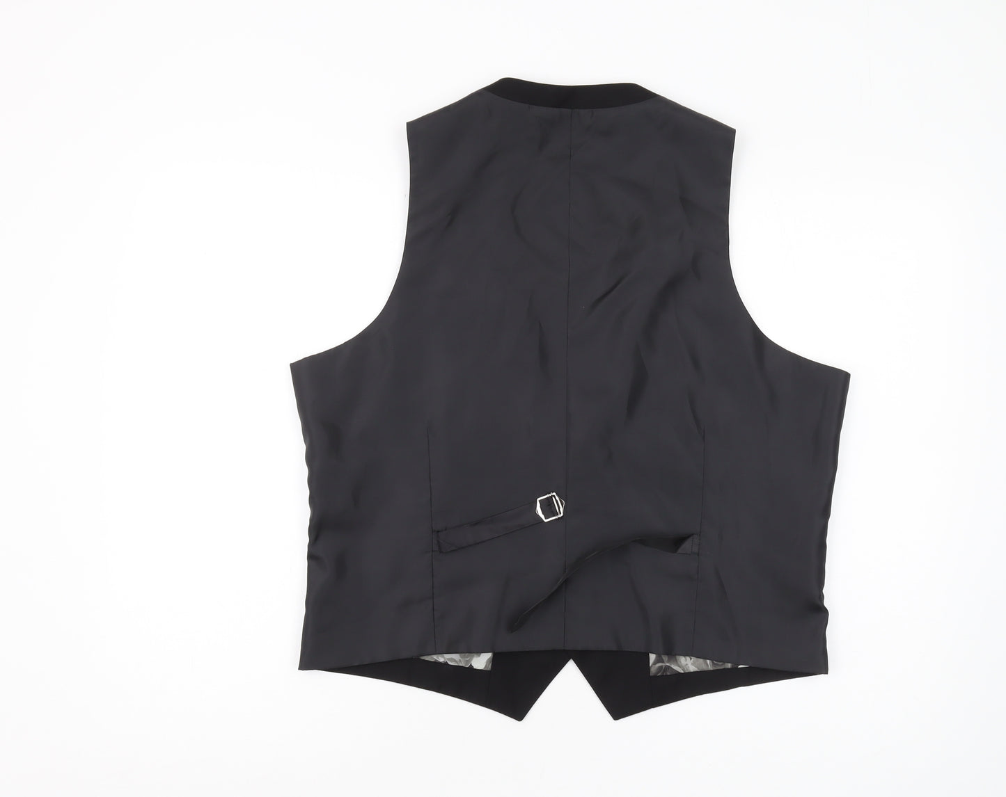 Harry Brown Men's Black Slim Waistcoat 42S