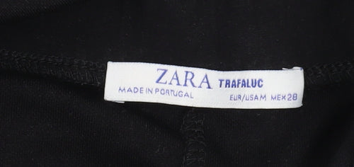 Zara Black Shirt Dress Women Long Sleeve Size 0