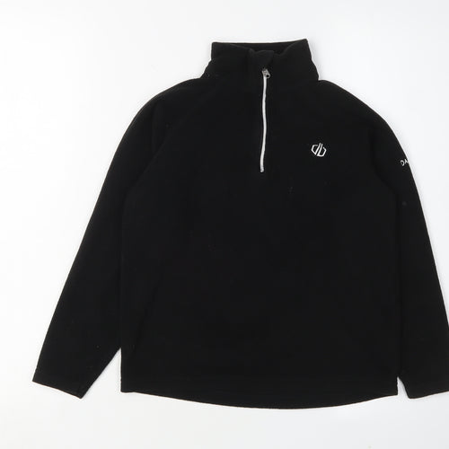 Dare 2b Girls Black Fleece Pullover Sweatshirt, Size 10 Years