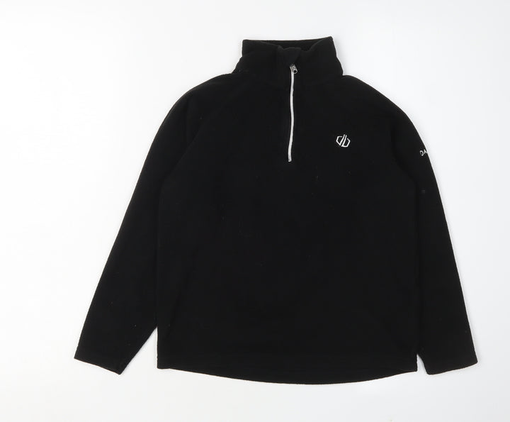 Dare 2b Girls Black Fleece Pullover Sweatshirt, Size 10 Years