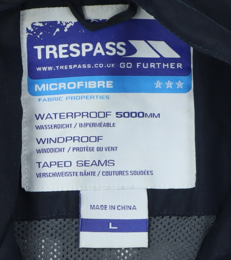 Trespass Men's Blue Windproof Jacket L