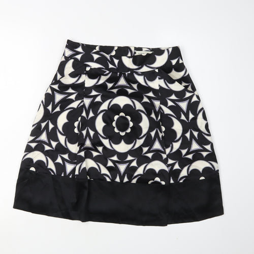 Banana Republic Women’s Black Geometric A-Line Skirt Size 4