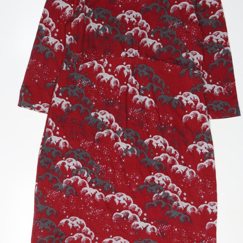 White Stuff Women’s Red Sheath Dress, Size 12