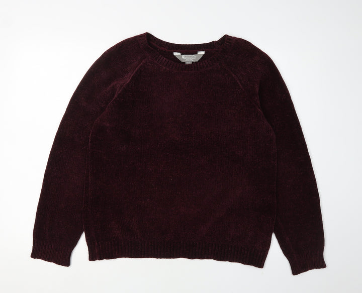 Mountain Warehouse Women's Purple Pullover Jumper Size 12