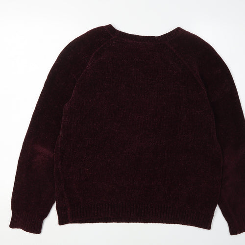 Mountain Warehouse Women's Purple Pullover Jumper Size 12