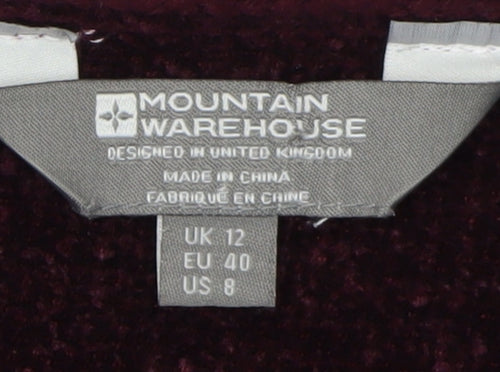 Mountain Warehouse Women's Purple Pullover Jumper Size 12