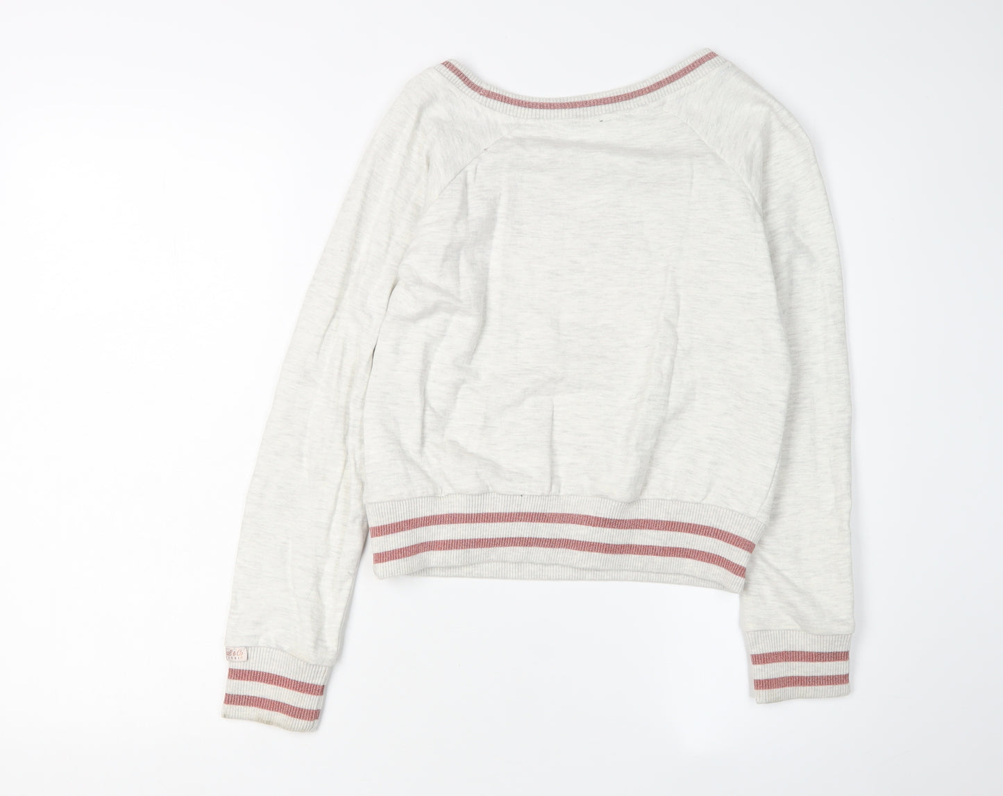 SoulCal & Co White Teens Sweatshirt, Pullover, Boat Neck
