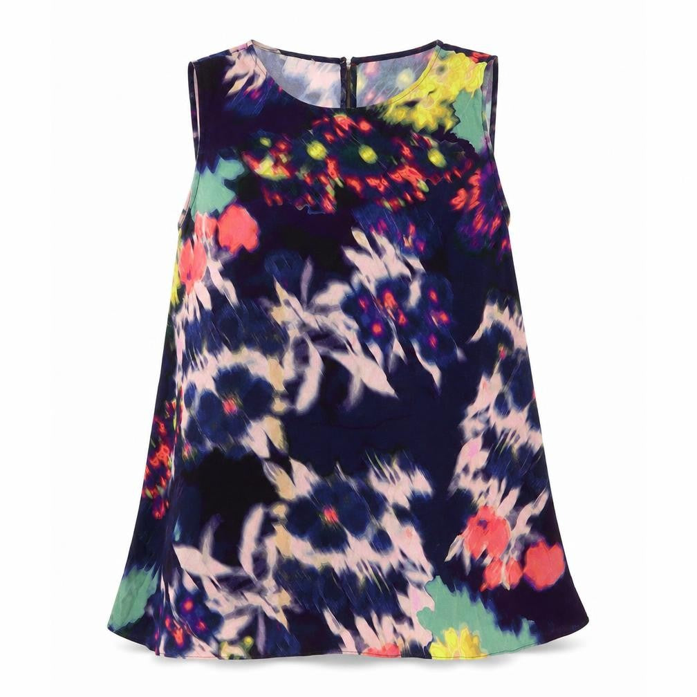 Front view of Hobbs Women's Multicoloured Floral Blouse, size 10
