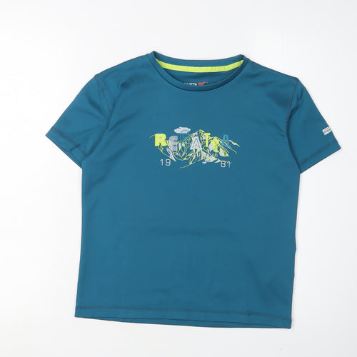 Regatta Boys Blue Graphic T-Shirt 9-10 Years