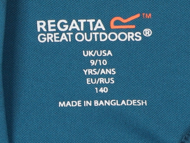 Regatta Boys Blue Graphic T-Shirt 9-10 Years