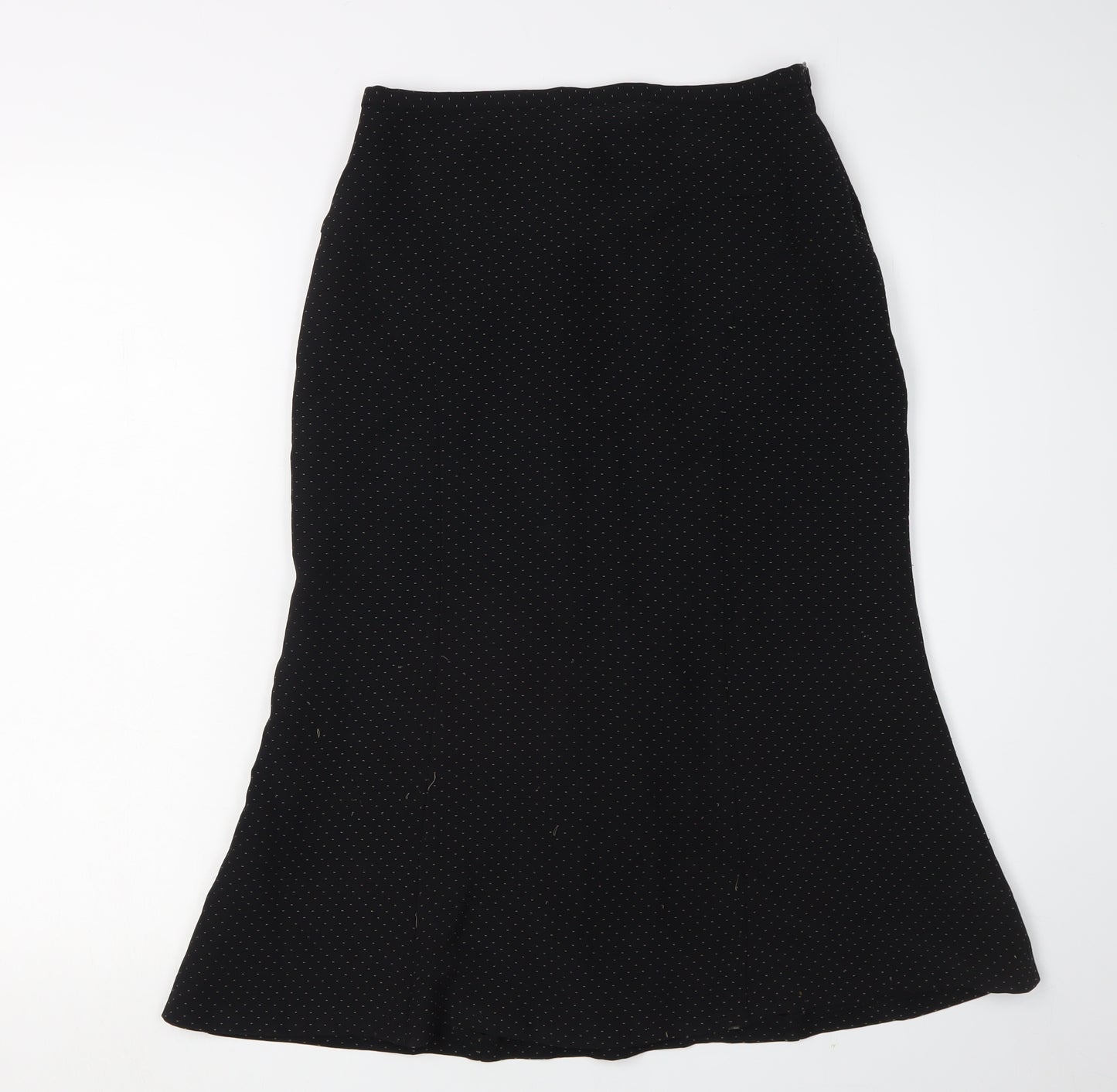 Laura Ashley Women's Black Midi Skirt, Size 8 - Elegant & Stylish