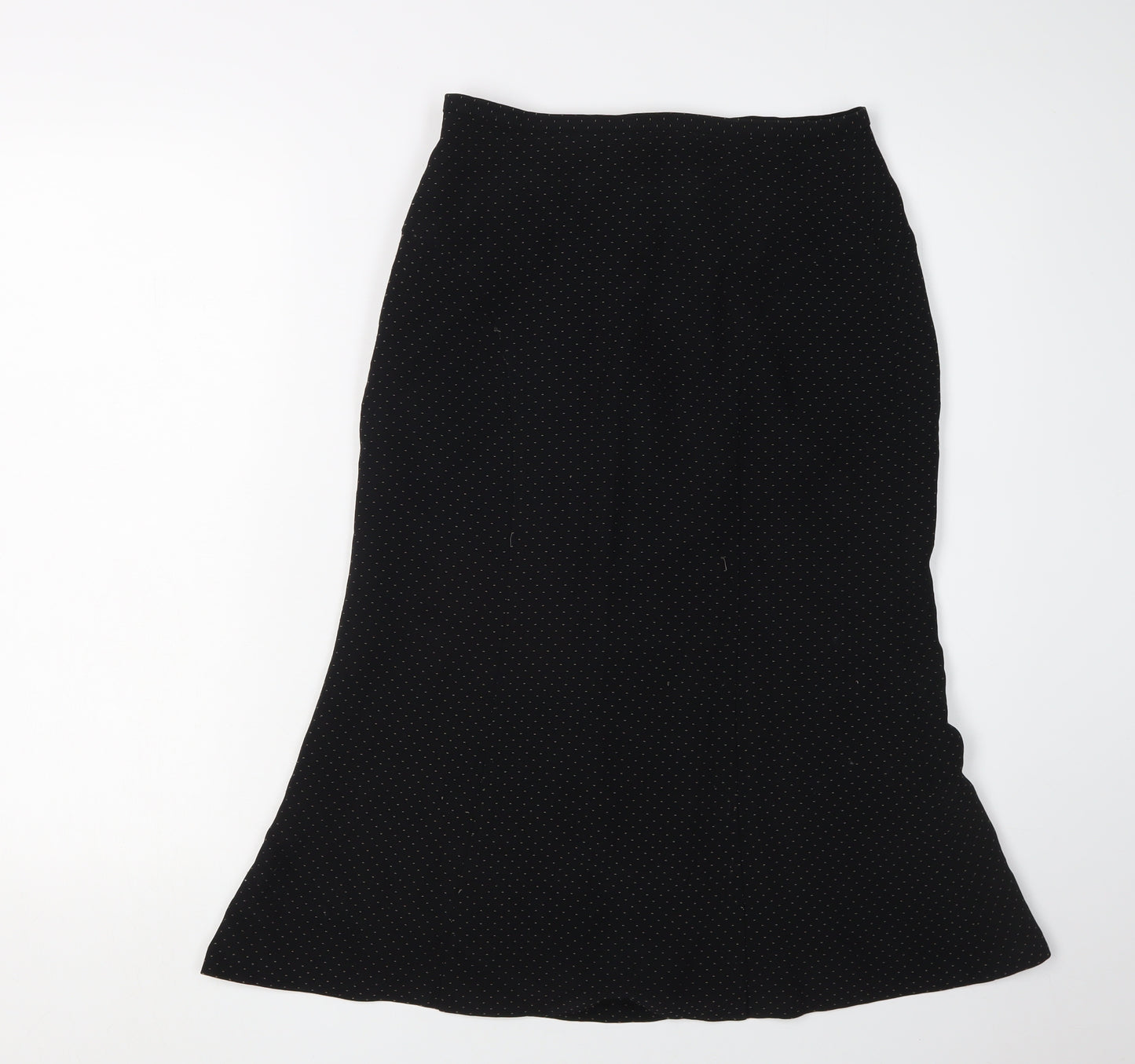 Laura Ashley Women's Black Midi Skirt, Size 8 - Elegant & Stylish