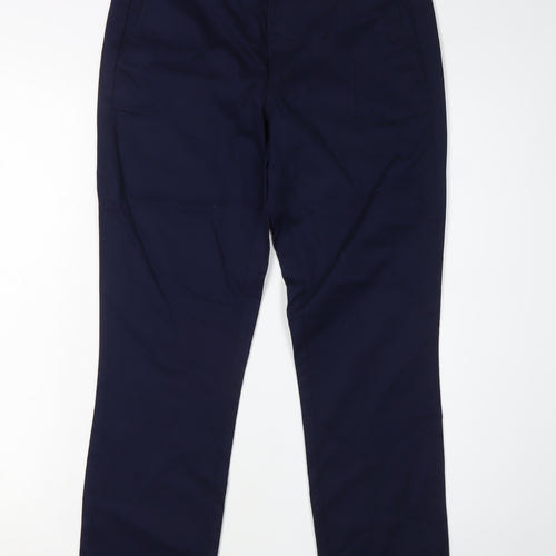J.Crew Women's Blue Chino Trousers, Size 4, Stretch Slim Fit