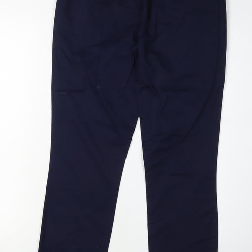 J.Crew Women's Blue Chino Trousers, Size 4, Stretch Slim Fit