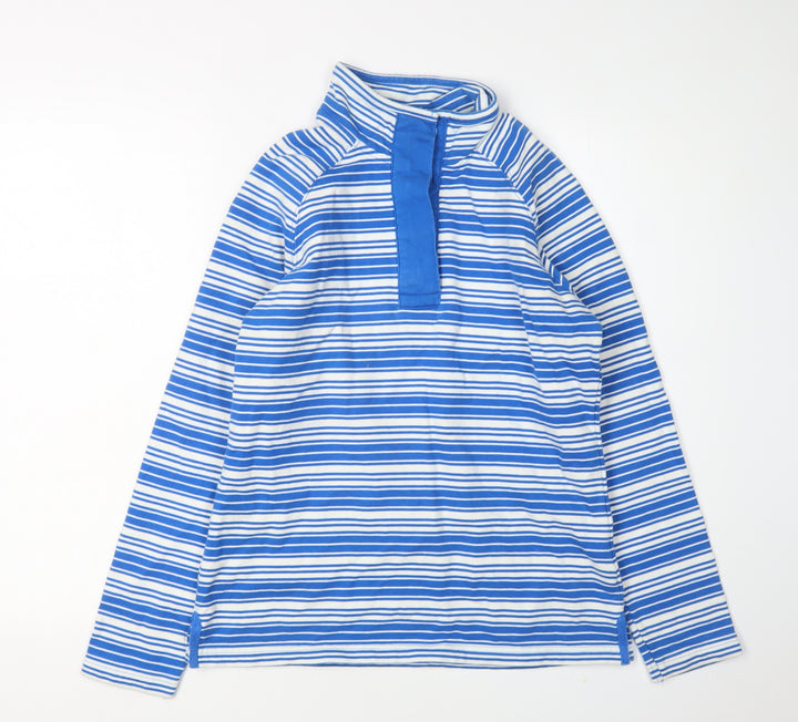 Mountain Warehouse Women's Blue Striped Pullover Sweatshirt