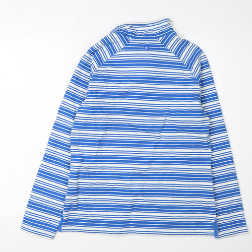 Mountain Warehouse Women's Blue Striped Pullover Sweatshirt