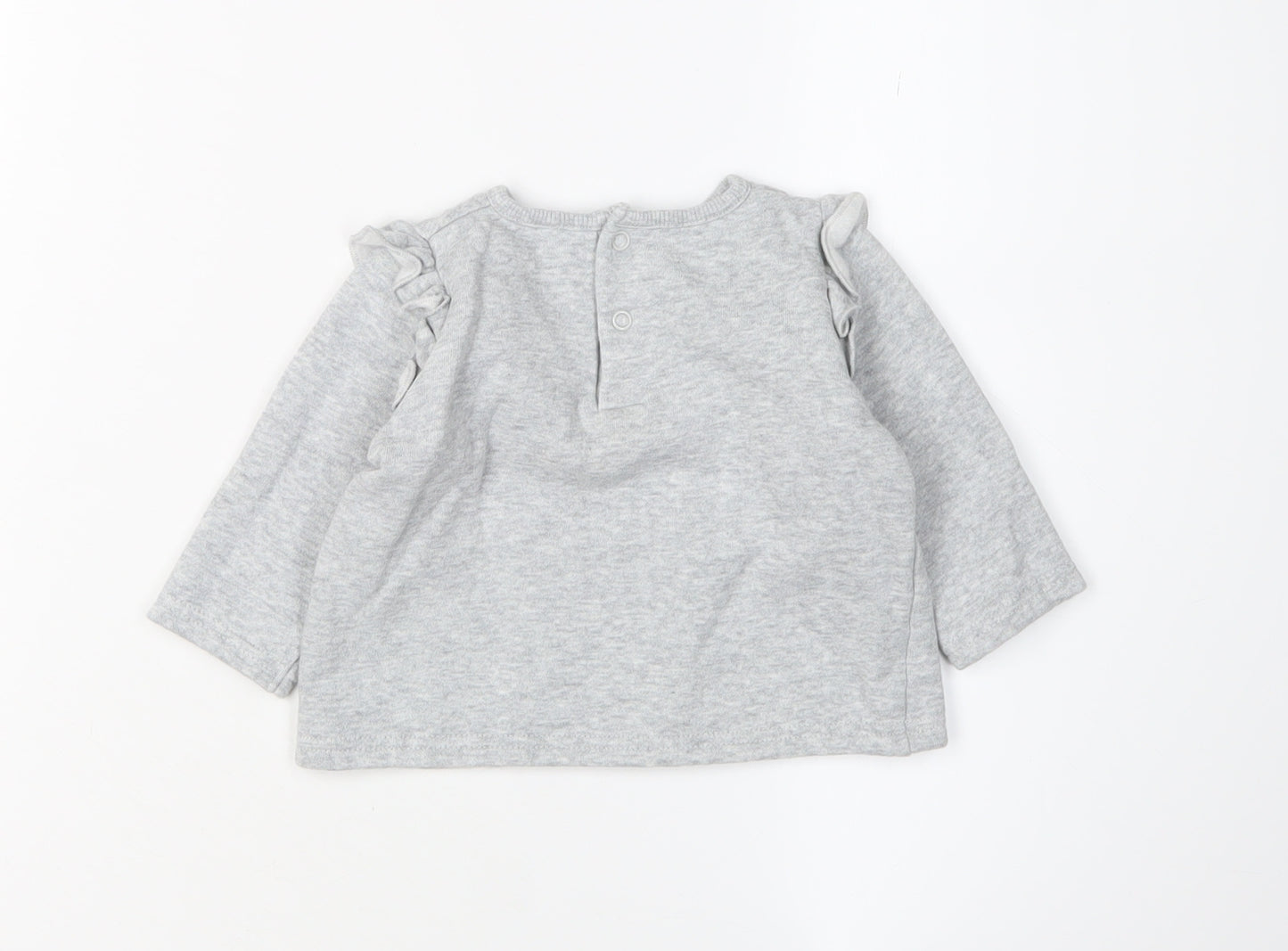 Leicester City FC Unisex Baby Grey Long Sleeve Shirt 6-9M