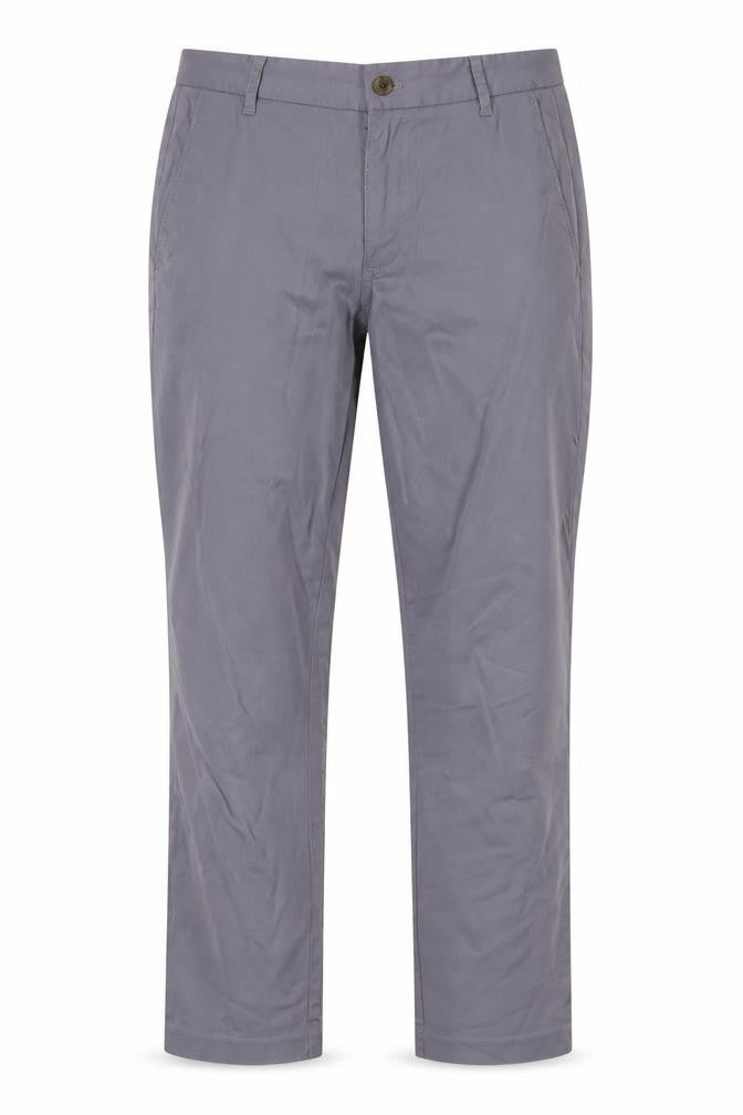 Front view of J.Crew Women's Grey Chino Trousers, size 4