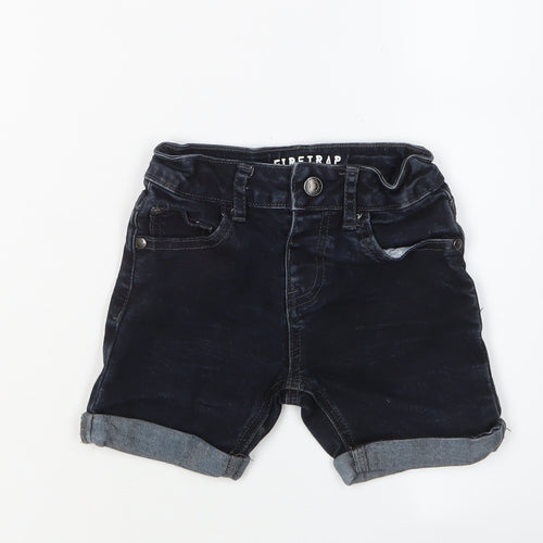 Firetrap Girls Black Bermuda Shorts 2-3 Years Casual Denim