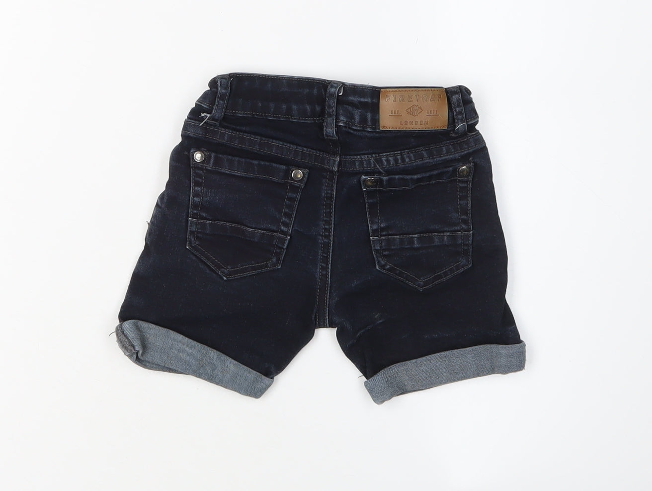 Firetrap Girls Black Bermuda Shorts 2-3 Years Casual Denim