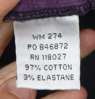 Boden Women's Black Straight-Leg Trousers Size 12