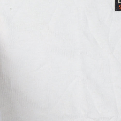 Napapijri Men's White Logo T-Shirt XS