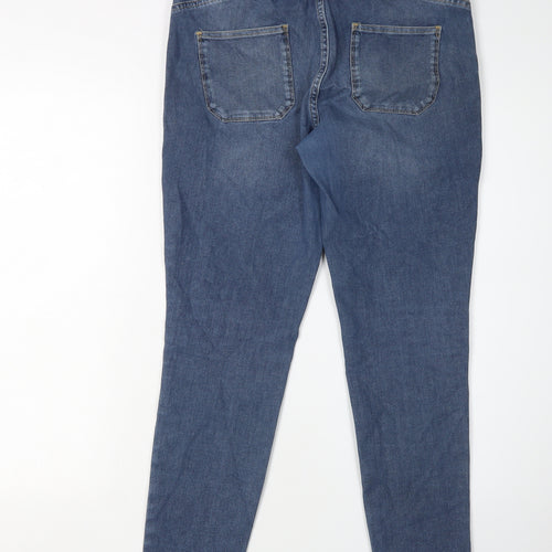 Fat Face Women's Blue Slim Fit Denim Jeans Size 12