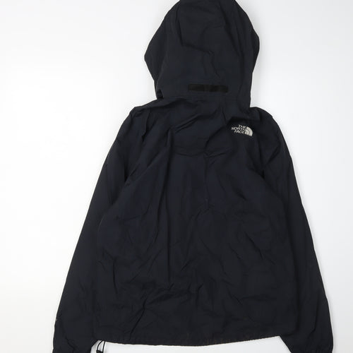 The North Face Women's Black Rain Coat, Size M, Waterproof