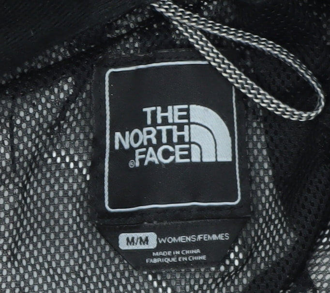 The North Face Women's Black Rain Coat, Size M, Waterproof