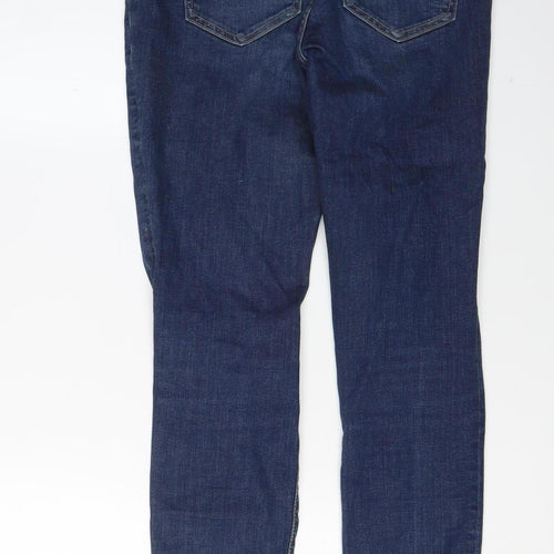 Gap Women's Blue Skinny Jeans Size 27 Distressed