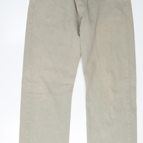 Levi's Beige Straight Jeans Men's 32W 32L Classic Style
