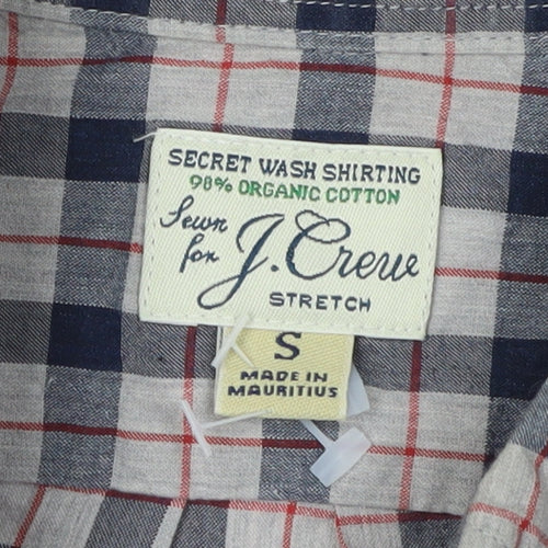 J. Crew Men's Slim Fit Multicoloured Check Shirt S