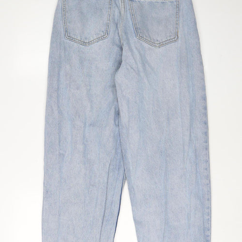 PrettyLittleThing Women's Blue Distressed Boyfriend Jeans