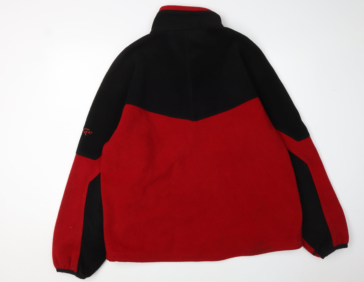 Regatta Men's Red and Black Fleece Jacket L