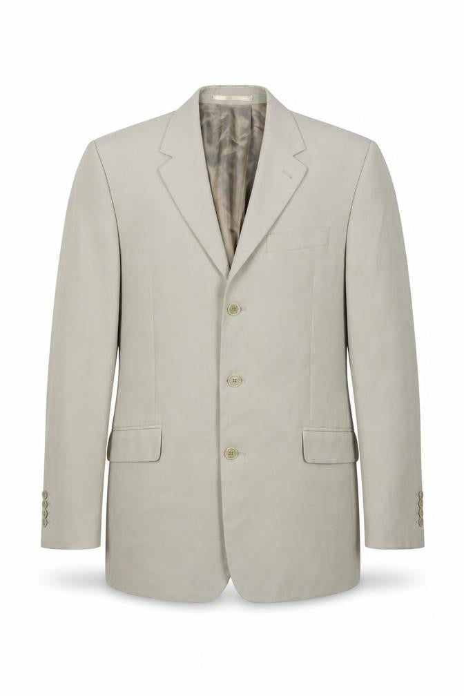 Next Men's Beige Long Blazer Jacket 40L