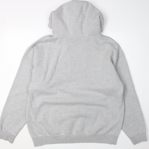 Volcom Men's Grey Logo Pullover Hoodie L