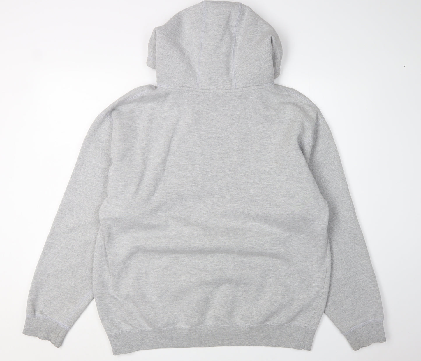 Volcom Men's Grey Logo Pullover Hoodie L