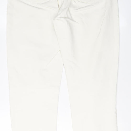 Pull&Bear Women's White Straight Jeans Size 12