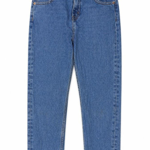 Marks and Spencer Girls Blue Straight Jeans Size 9-10 Years