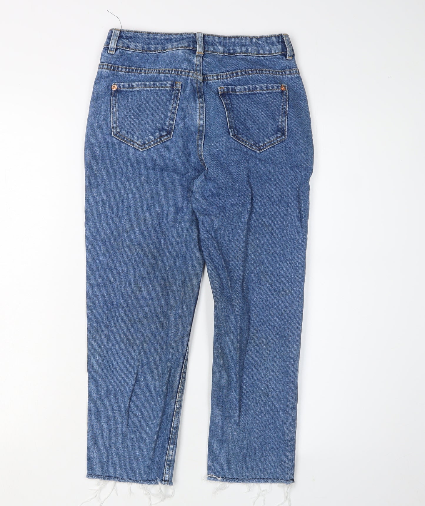 Marks and Spencer Girls Blue Straight Jeans Size 9-10 Years