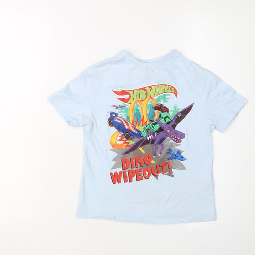 Marks and Spencer Boys Blue Hot Wheels T-Shirt 5-6 Years