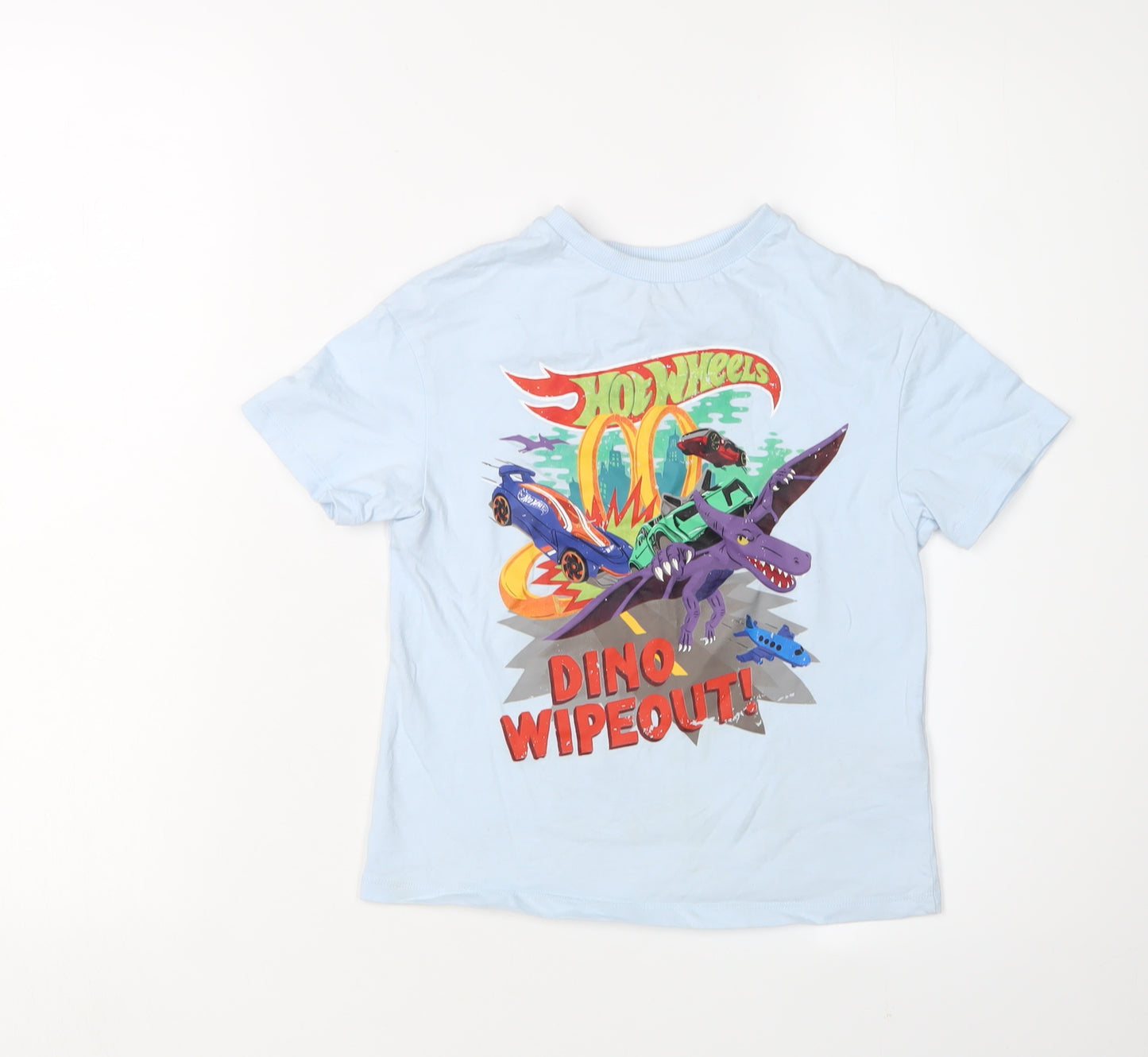 Marks and Spencer Boys Blue Hot Wheels T-Shirt 5-6 Years