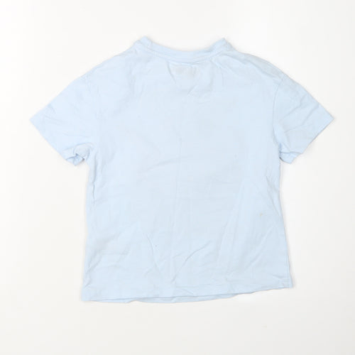 Marks and Spencer Boys Blue Hot Wheels T-Shirt 5-6 Years