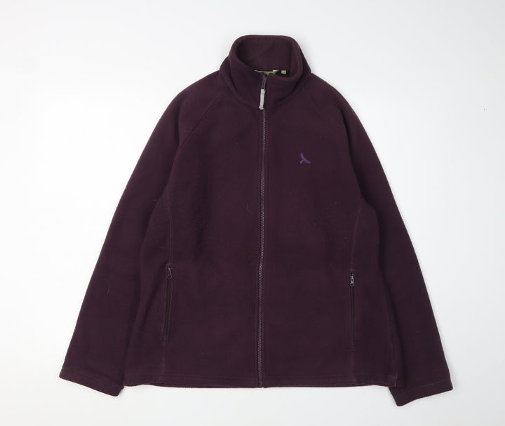 Hawkshead Women's Purple Fleece Jacket Size 14