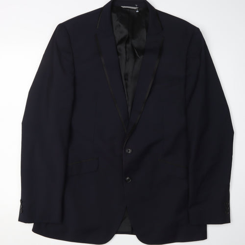 West End by Simon Carter Men's Blue Tuxedo Blazer 44 Long
