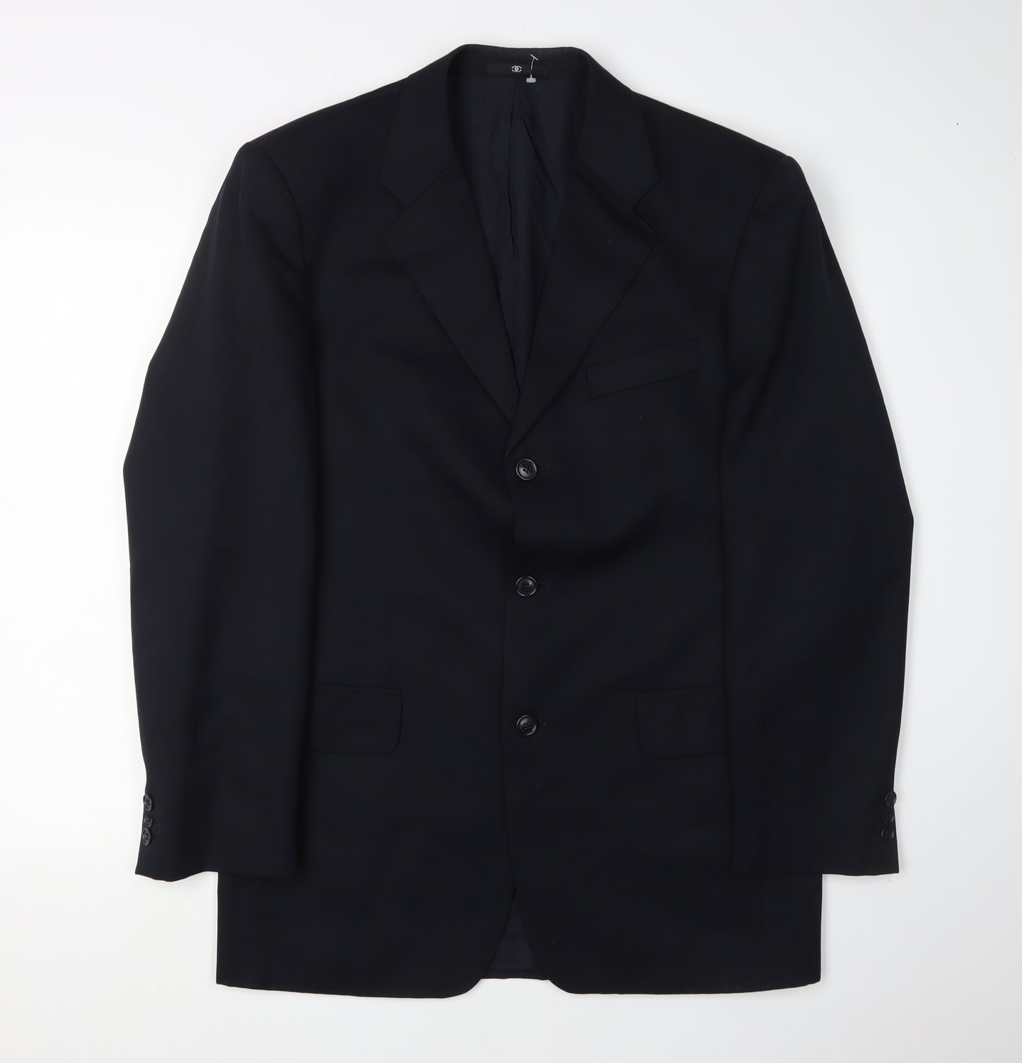 Ciro Citterio Men's Black Formal Long Blazer 38L