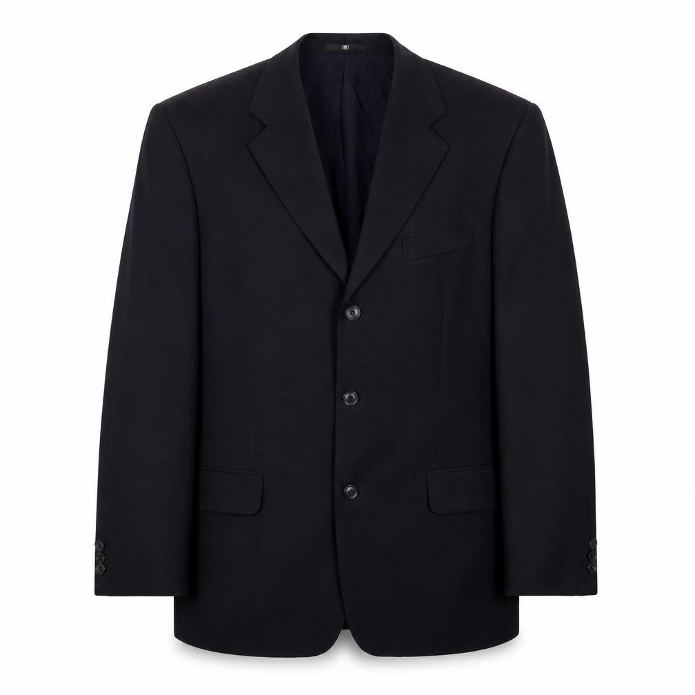 Ciro Citterio Men's Black Formal Long Blazer 38L