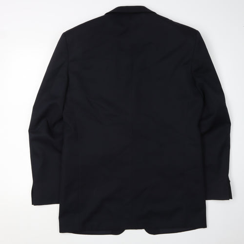 Ciro Citterio Men's Black Formal Long Blazer 38L