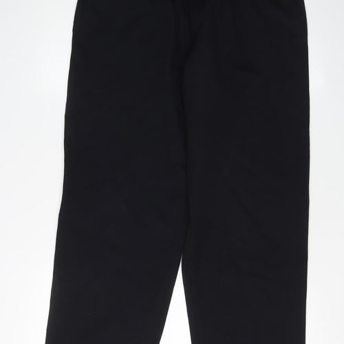 Ciro Citterio Men's Black Trousers - 32L, Regular Fit